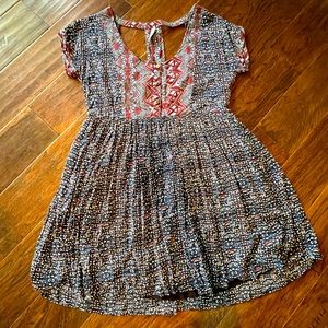 Anthropologie printed Free People dress ♡︎ with pockets ♡︎ EUC